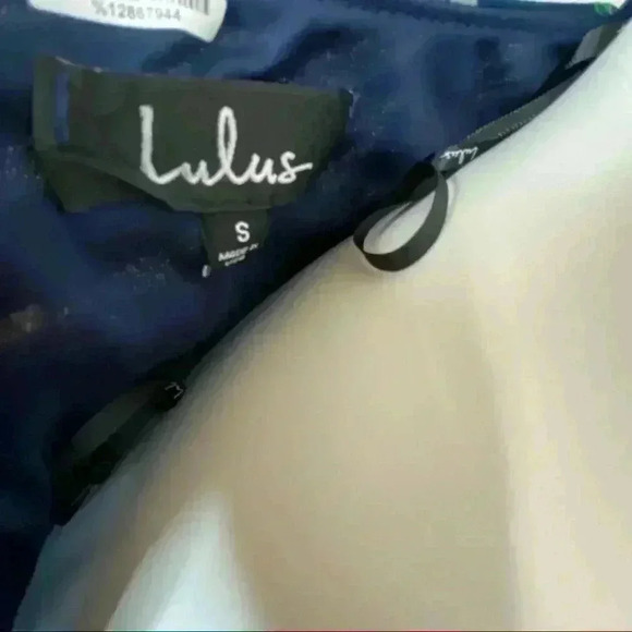 Lulu’s Blue Adventure Seeker Cocktail Dress - Picture 5 of 5